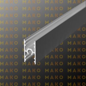 Профиль разделительный широкий с крепежом MS451 Серебро (A00)